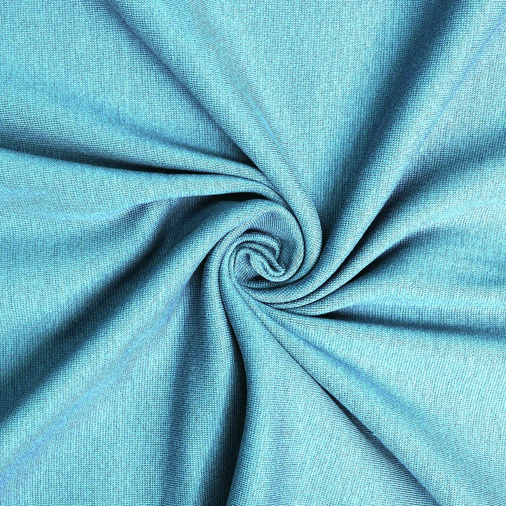 Pantone 100 Cotton 30/1 Compact Combed 185 Gsm Plain Dyed Knitted Cotton Ribana Fabric For