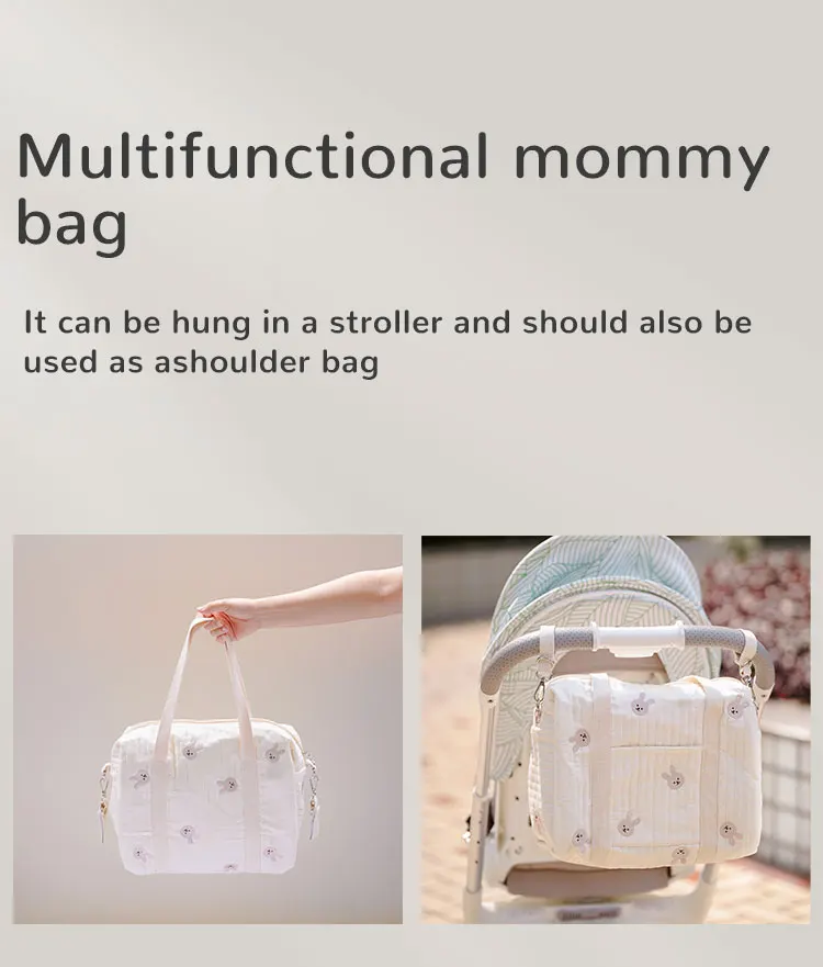 Simple Newborn Baby Bag Baby Stroller Diaper Bag Can Be Used In A