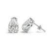 Moissanite + Certificato GRA Placcato Oro Bianco - MSED00040