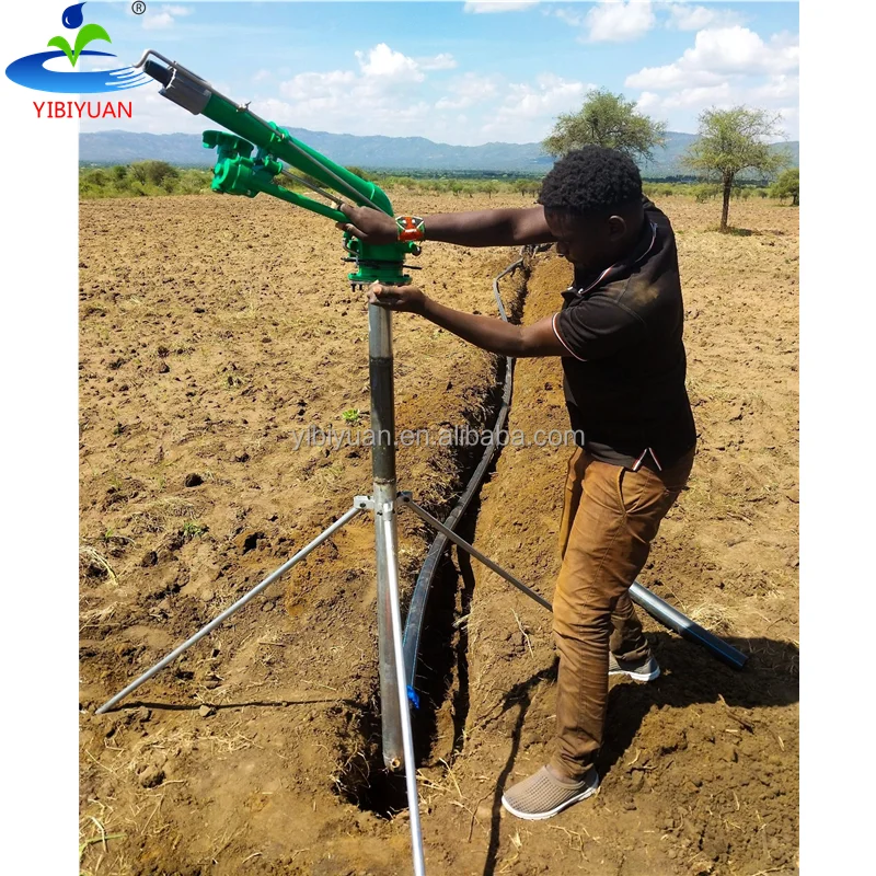 Agricultural Long Range  Water Sprinkler Tripod Irrigation Big Rain Gun Sprinkler Irrigation System