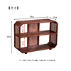 Bamboo lacquer display shelf