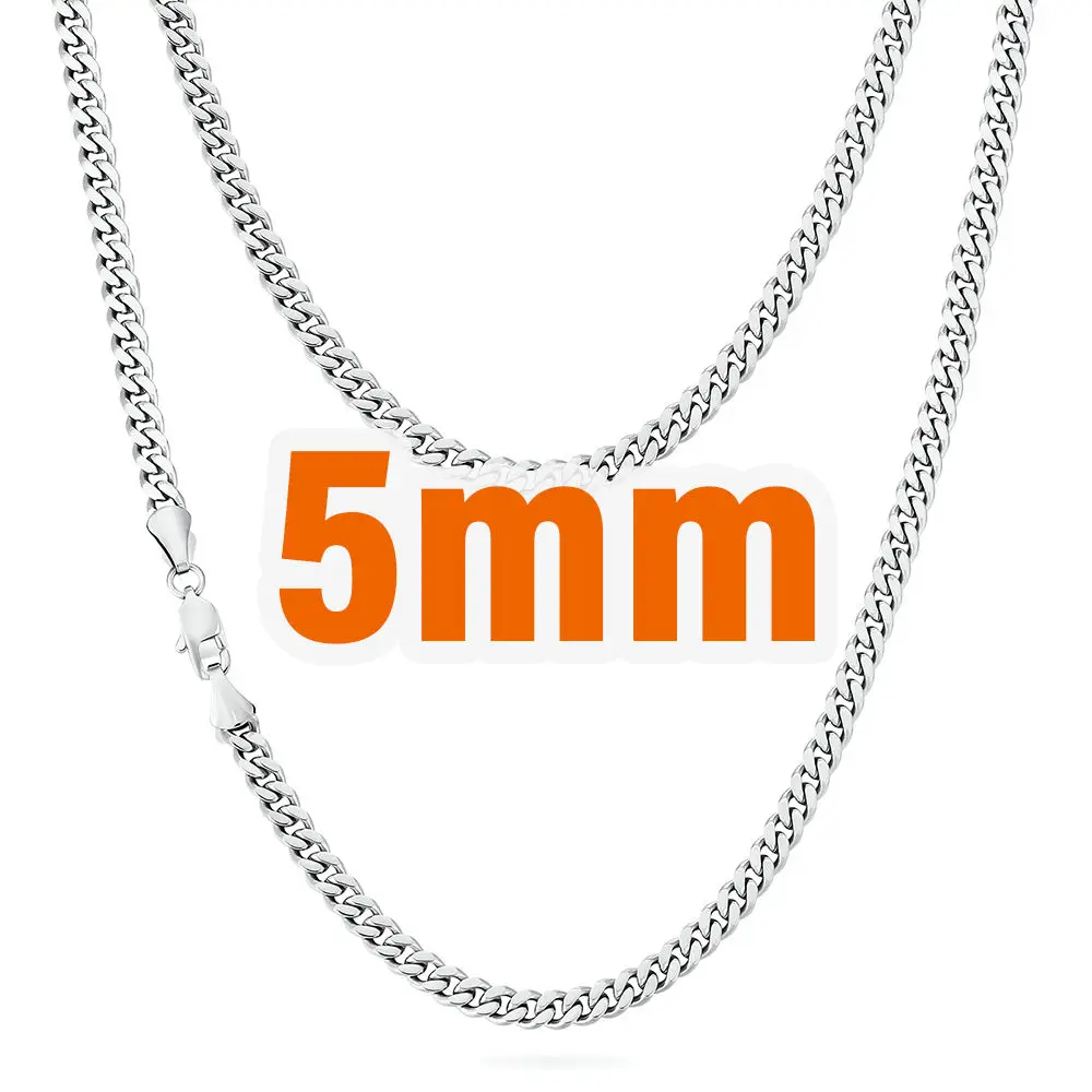Miami Cuban Link Necklace - 14K Gold Plated Stainless Steel
