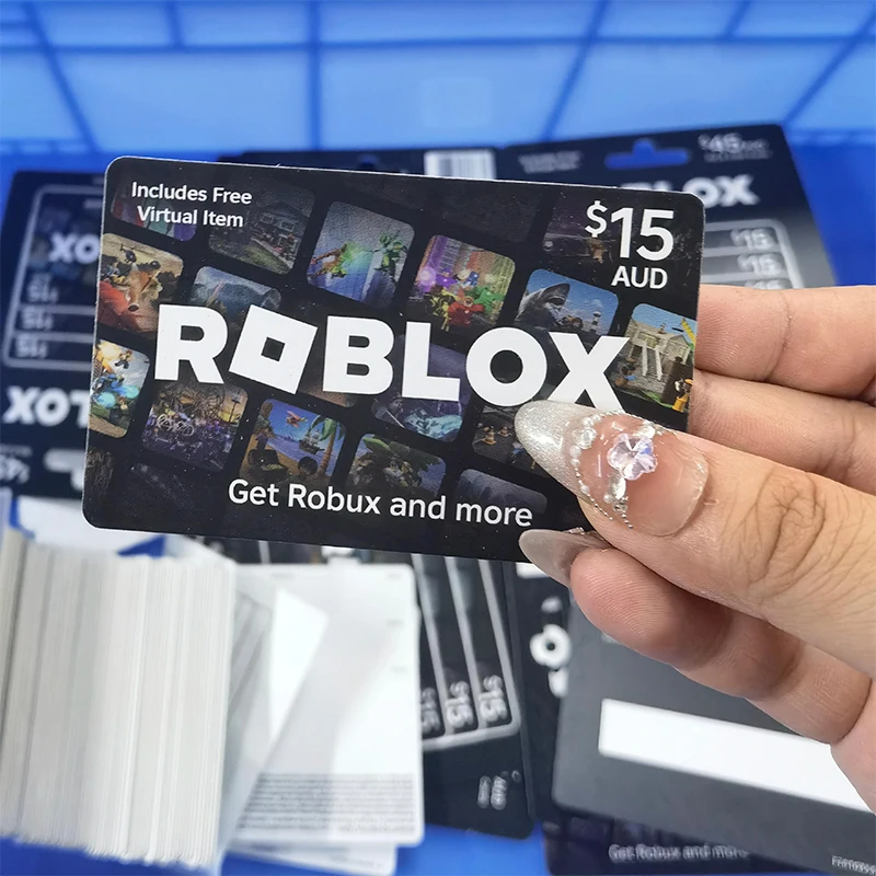 Personalized Customization $100 Roblox Paper Gift Card, 10000 Robux Game With Global Service