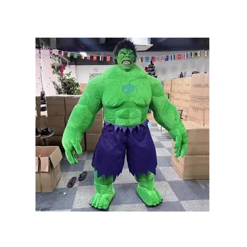 Hulk Mascot Costume Hot Sale Custom Inflatable Giant The Green Cartoon Mascot Costume For Adult