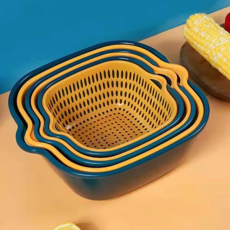 Vegetable Washing Basket, Drain Basket, Kitchen Multifunctional