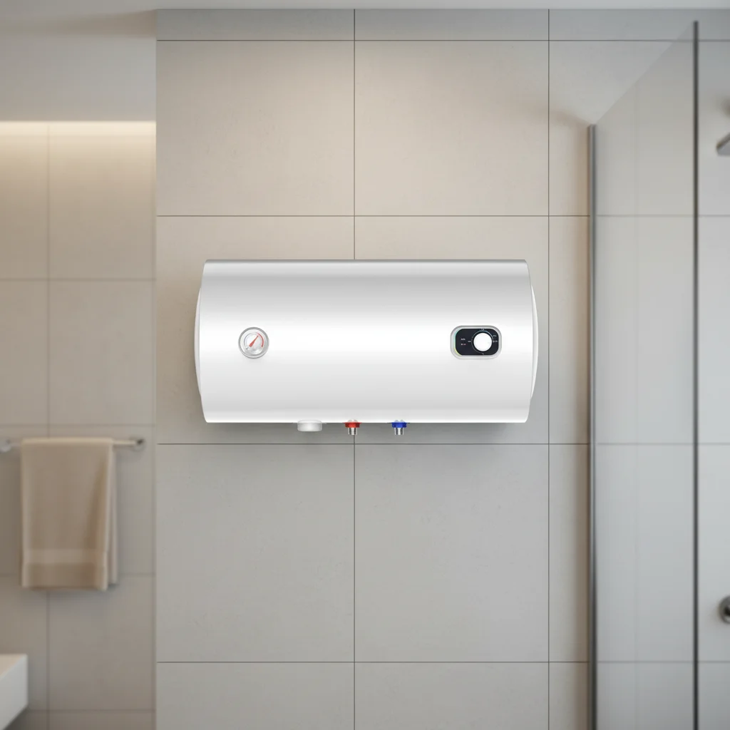 EU CE CB Certified Knob Control Electric Heating 40L  2200W Metal Shell Storage Electric Water Heater for Home Bathroom Hotel