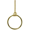 Cadena de anillos grandes dorada (DIA 5,3 CM)