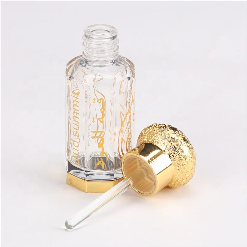 Custom Attar Oud 3ml 6ml 12ml Crystal Glass Perfume Bottles With Logo Engraving Arabic Crystal Bottle for Perfume Oil