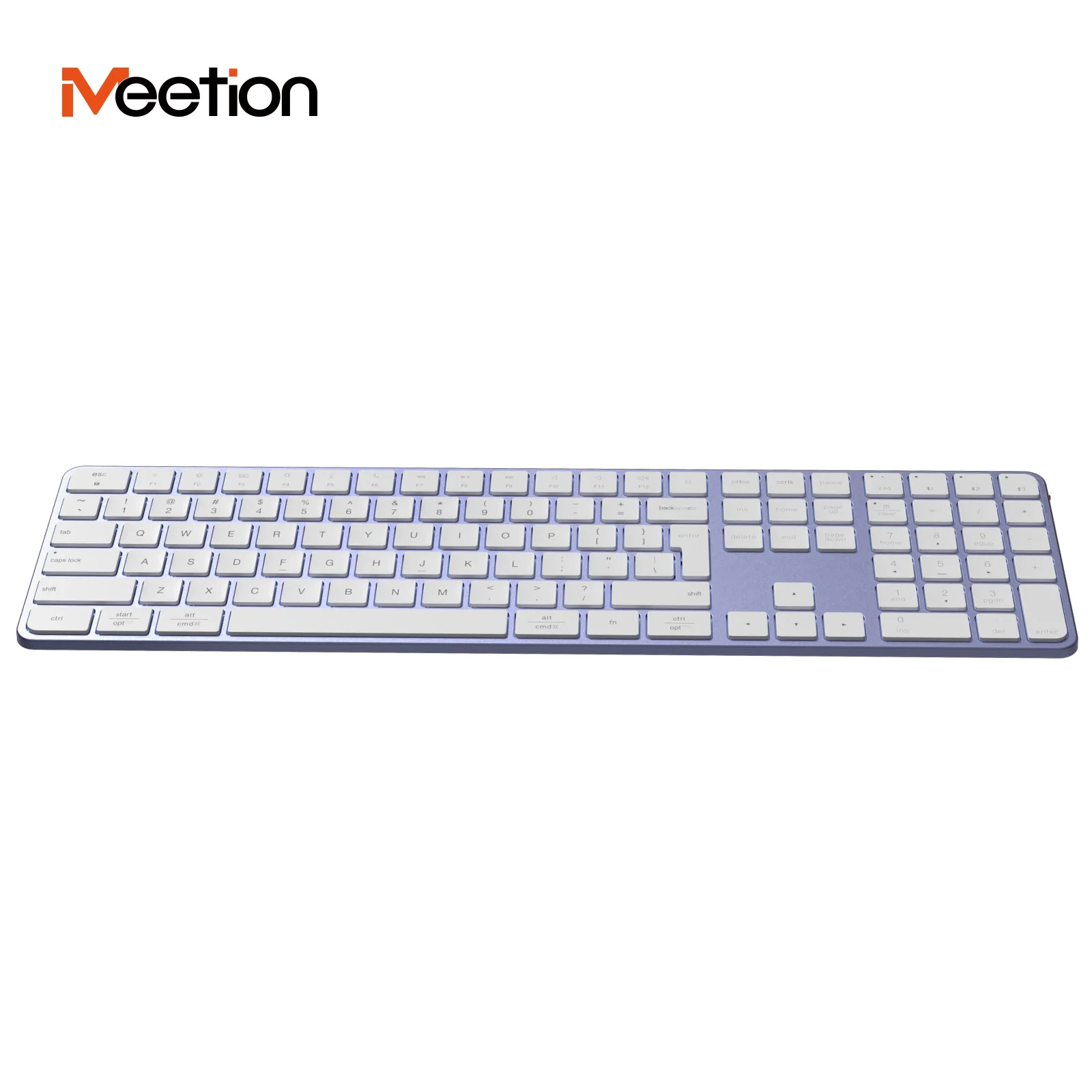 Meetion Ikey K230 Wireless USB & Bluetooth Keyboard for iMac