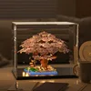 M3078 petite lampe en forme de cerisier violet avec boîte en acrylique