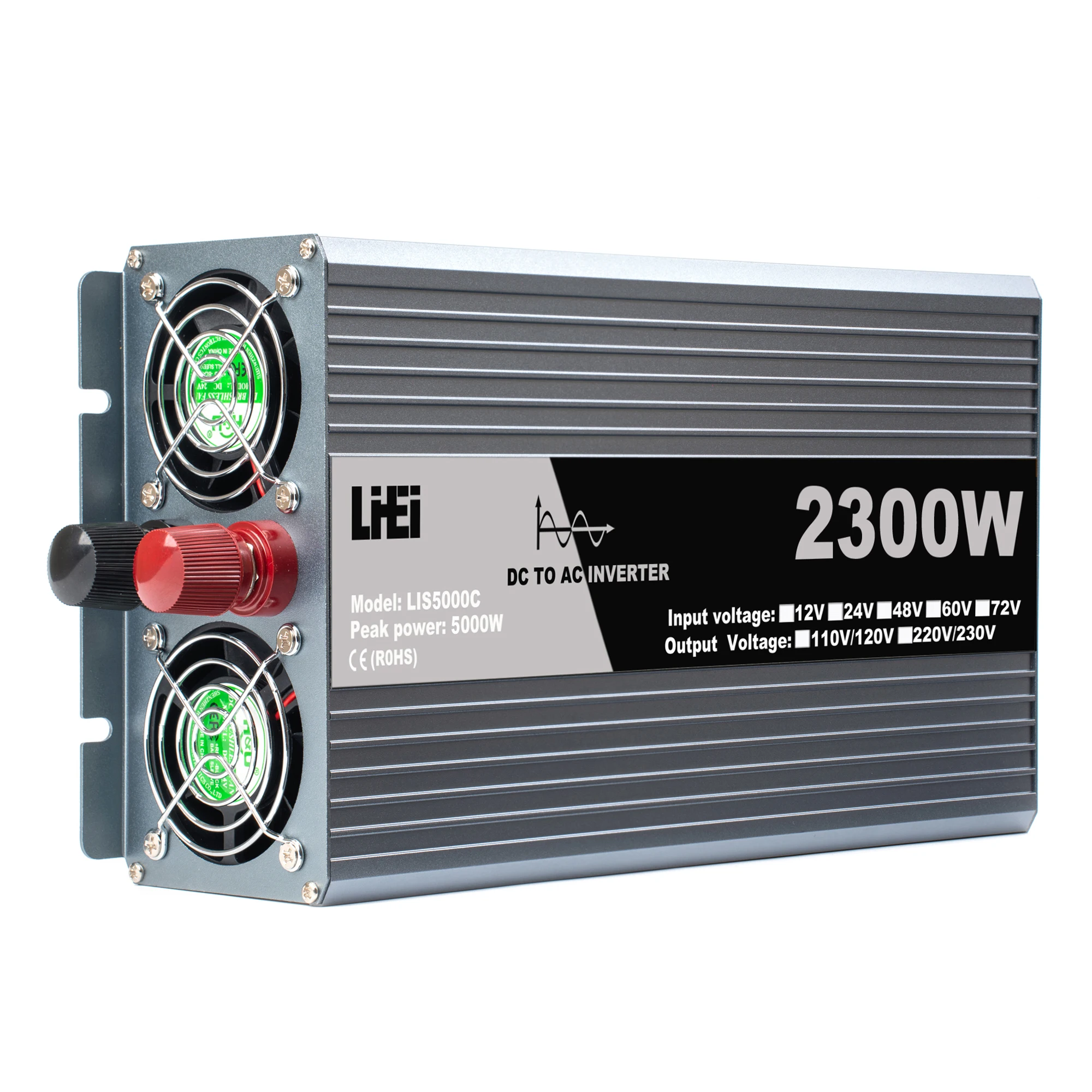 定格1500W 最大3000W インバーター DC12V AC100V 50/60Hz切替