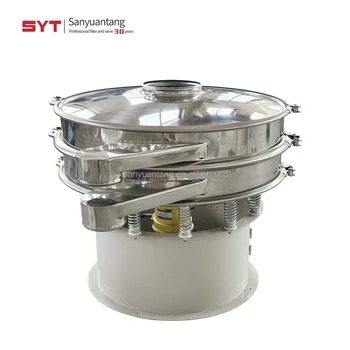 High Capacity Electric Vibrating Sieve Sifter Baobab Powder Rotary Sieving Machine