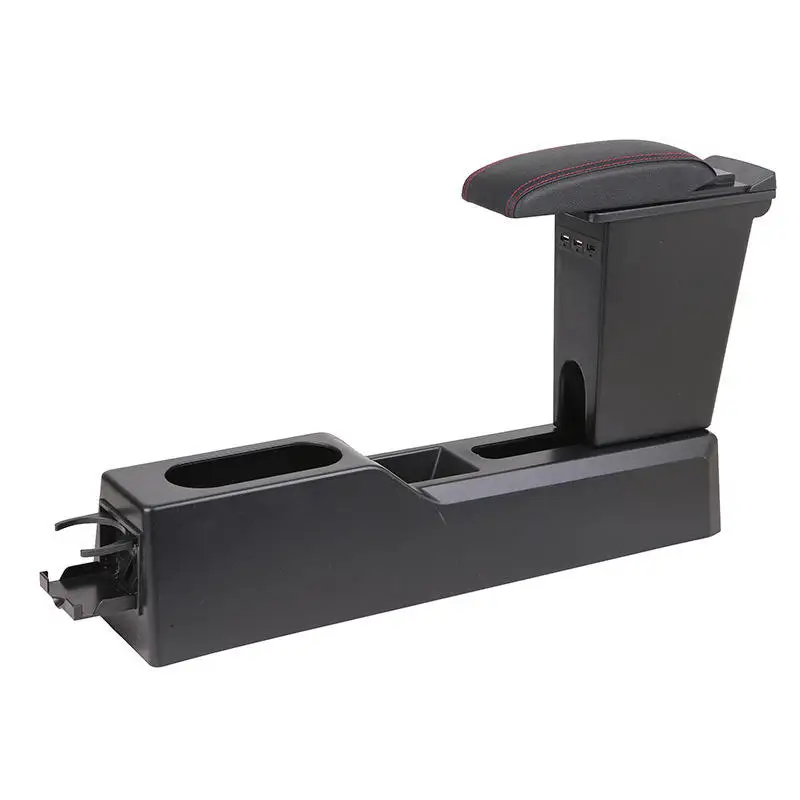 product car armrest interior front seat armrest box universal for cup holder storage box soft arm rest pad automotive goods accessories-6