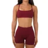 wine red SHORTS