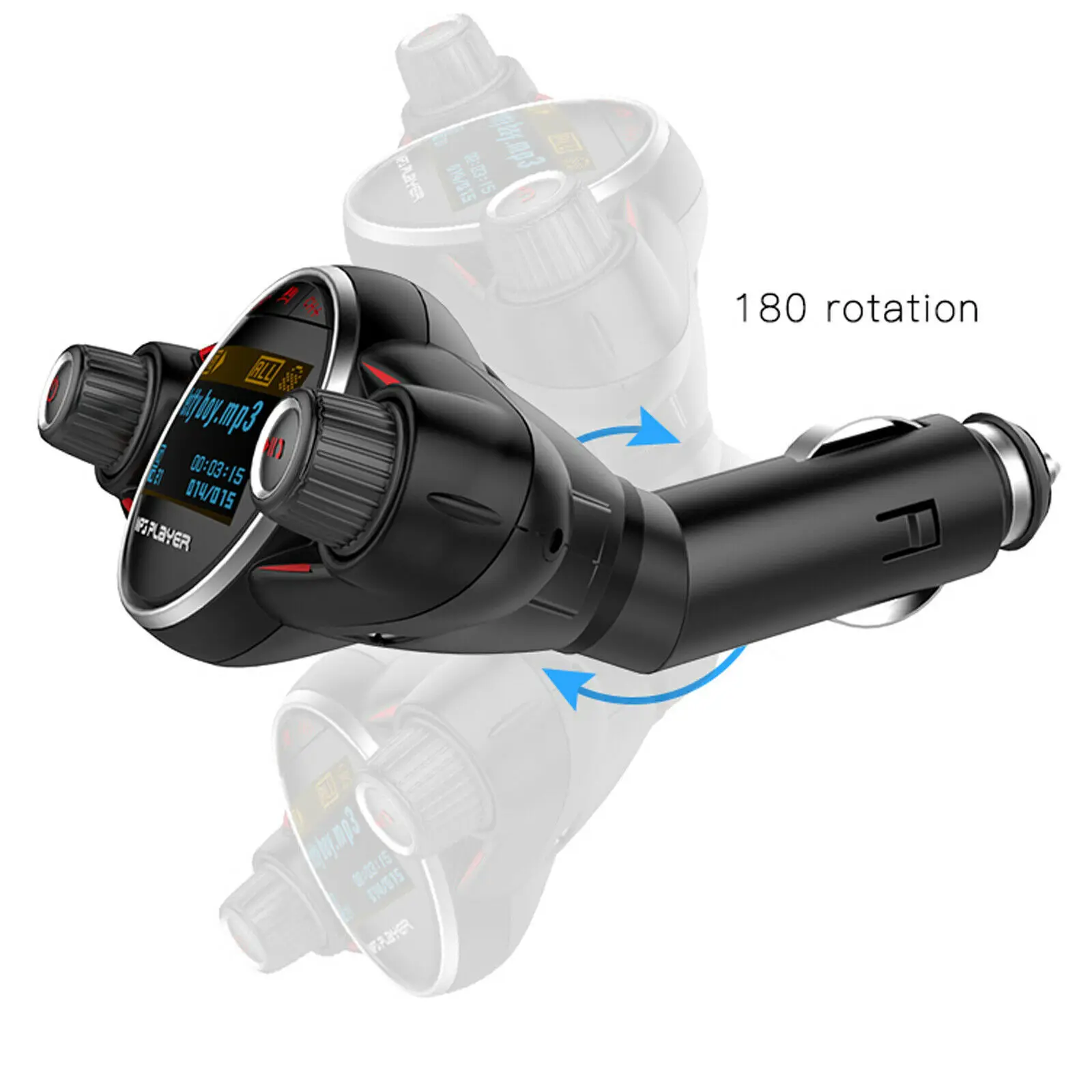 BT08 Автомобильный FM-передатчик беспроводной BT MP3 плеер AUX аудио приемник TF USB