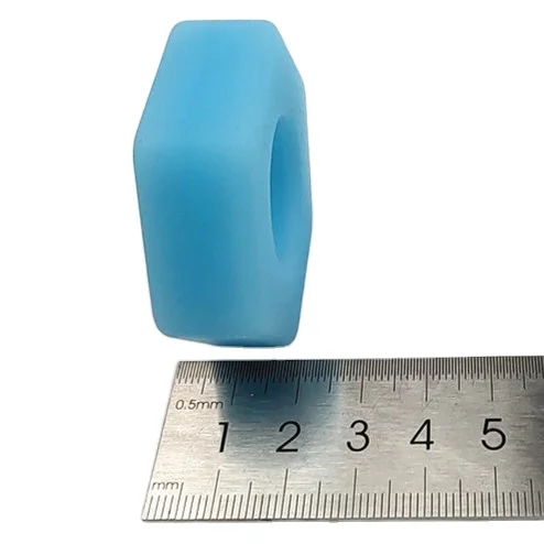 Transparent Heavy Nut Cock Ring and Ball Stretcher Luminous Erection Enhancing Delay Ejaculation Adult Sex Toys for Men Women