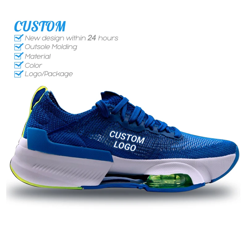 Casual Fly Knit Breathable Sports Trendy Shoes Lightweight Custom