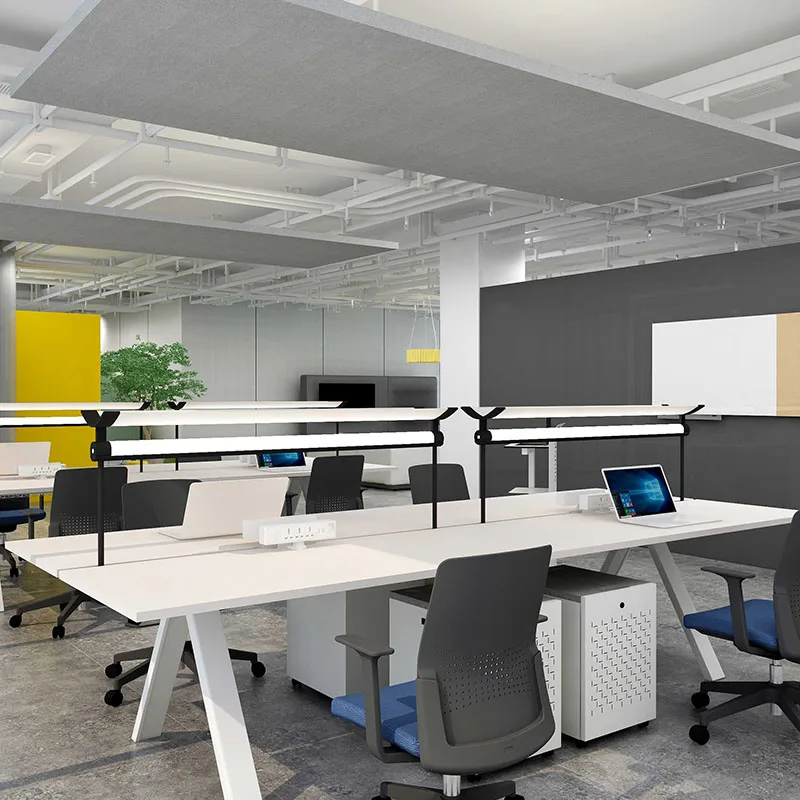Modern Table Wooden Work Station Design Office Desk Table Modular Office Workstations With Partition