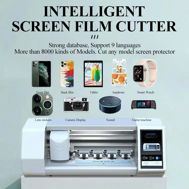 Mobile Screen Guard Machine Price Cutting Machines Imported Flexible Hydrogel Film Mobile Screen Protector Maker Machine
