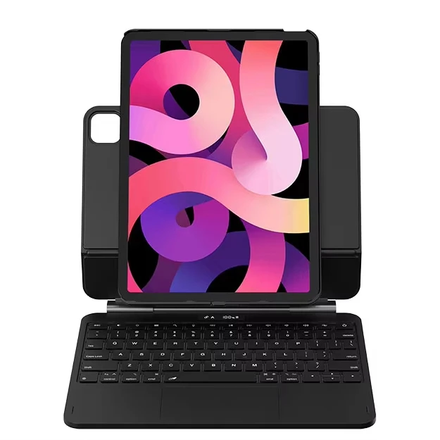Laudtec Type-C Detachable Versatile Magic Keyboard Case 2 In 1 Portrait Landscape Fast Charge For Ipad 10th Pro 11 Air 13 Pbk341
