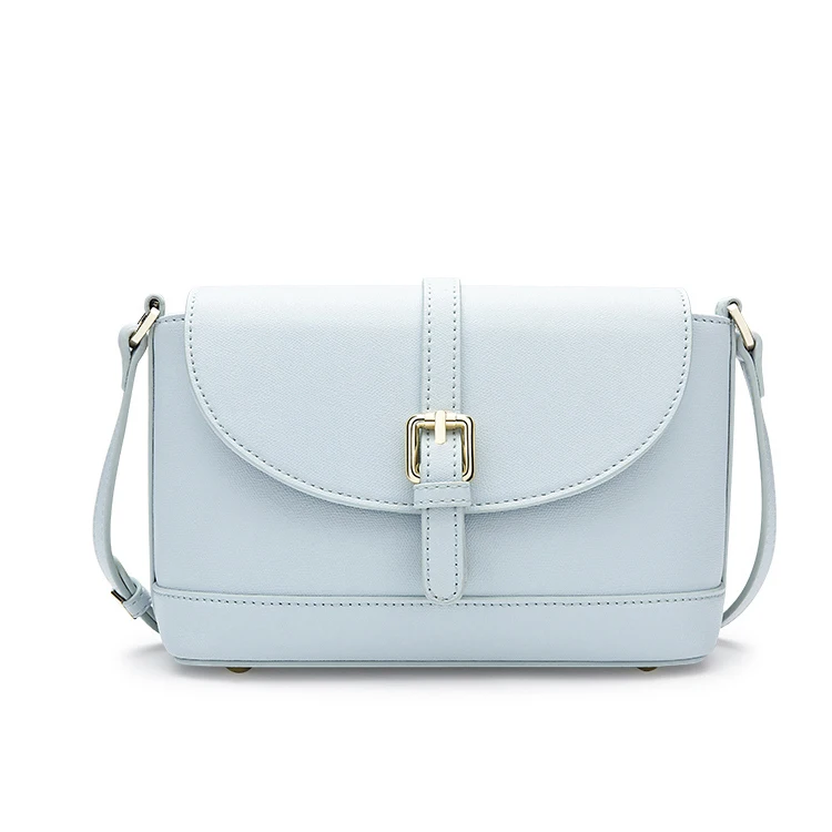 light blue cross body bolsa