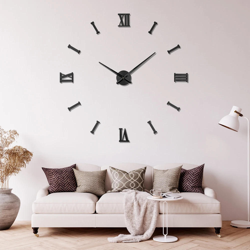 Venta caliente de moda moderna DIY Reloj de pared Relojes 3D