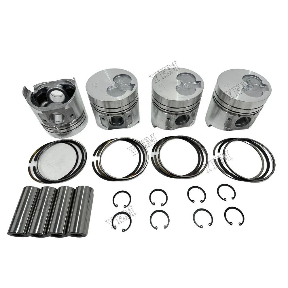 4D98E Overhaul Repair Kit For Yanmar Engine Kit Gasket Piston Set 3