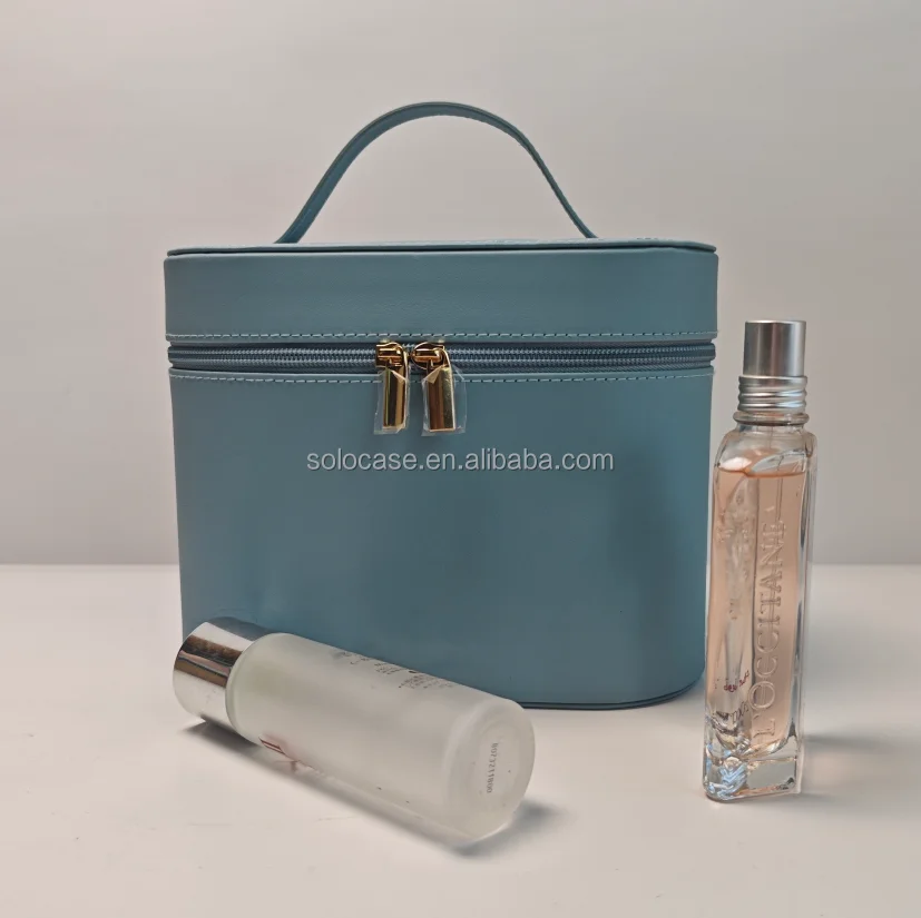 Leather Makeup Bag Cosmetic