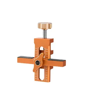Multifunctional 10mm Door Latch Drilling Bit Cabinet Door Mounting Jig Aluminum Alloy Handle Template Tool DIY Grade ODM