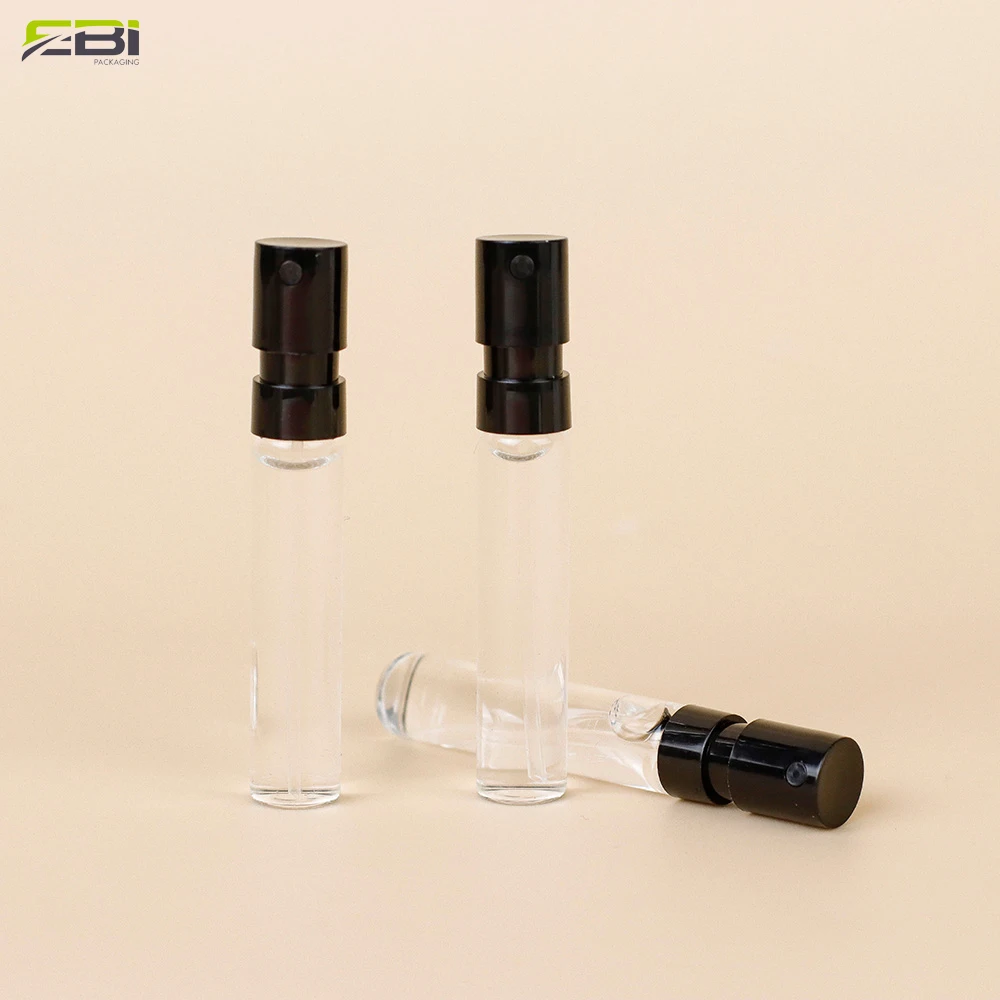 Wholesale Brand 1.5ml 2ml 2.5ml 3ml Mini Glass Perfume Sample Tester Vials Spray Bottle with Box Tester Perfume 1.5ml 2ml 3ml