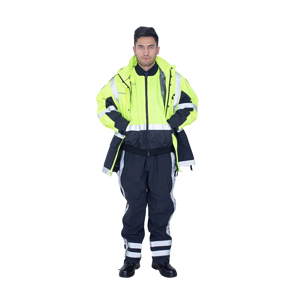 Protection Uniforms Protection Clothing Suits Medical Uniforms Scrubs Set Paramedic Jacket 3 in 1 Tactical Hi Visible Uniform