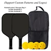 Ensemble de balles de pickleball colorées