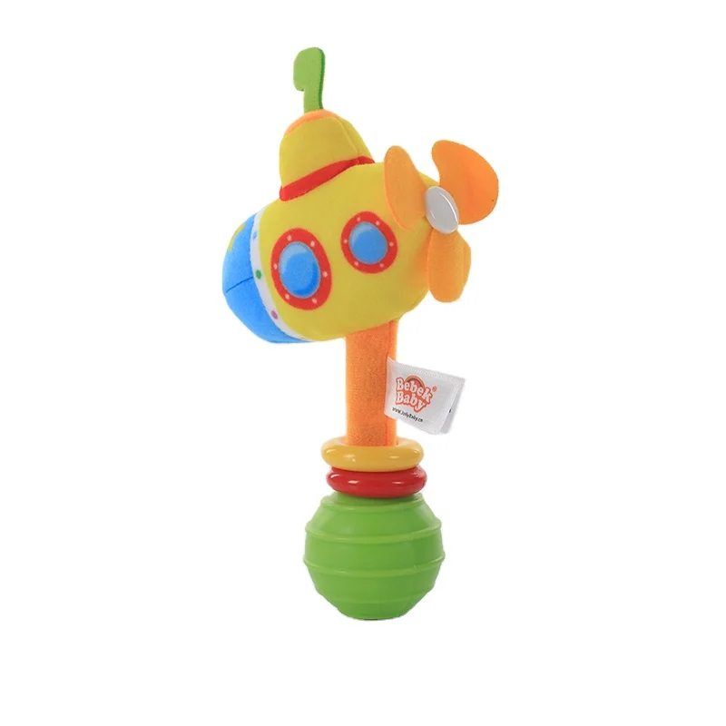 Симпатичные детские погремушки в виде животных, Колокольчик для детей, обучающие игрушки для малышей, погремушки, музыкальные колокольчики для детей