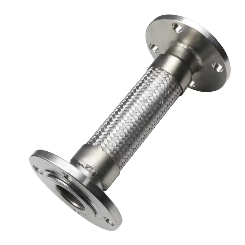 High Quality Wide Temperature Range Metal Hose Design Metal Hose Flange Type Flexible Braided Hose