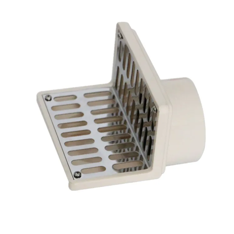 L 형 사이드 레이어 바닥 드레인 Pvc50 튜브 발코니 벽 행 벽 모서리 수위 배수구 Buy 벽 배수구 벽면 바닥 드레인