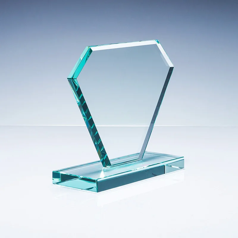 2023 Commercial decoration custom blank crystal trophy Glass trophy details