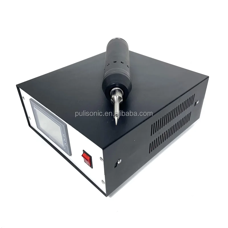 Handheld Tool Head Ultrasonic Cutter 28Khz Fabric Labels Cutting Machine Plastic Product Ultrasound Cutting Device
