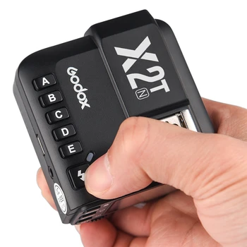 Godox X2T-N2.4GHz Wireless Flash Trigger Kit Transmitter Receiver for Camera 32 Channels Speedlite Remote Control TTL 1/8000s HS