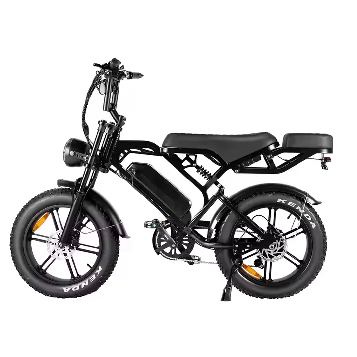 Join the Elite Club V20 PRO E-Bike: Wholesale-priced 7-Speed Electric Fat Tire Bike for Adults - 20 Inch Frame, Hybrid Ebike Model - Image 4