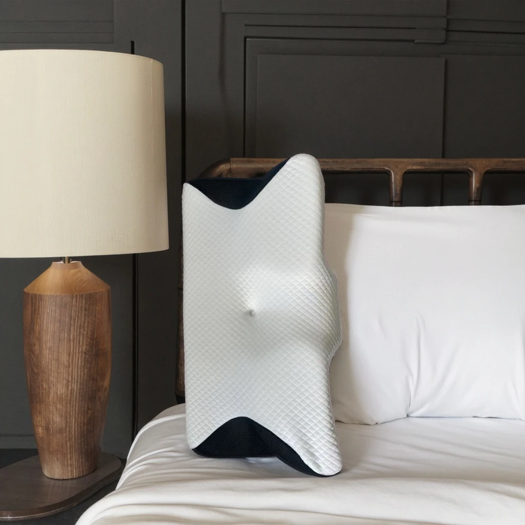 Comfortpad UK Cuscino Per Il Collo In Memory Foam – Doppio Fronte, Supporto Cervicale Per Un Sonno Allineato - 2