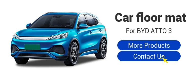 Hight Quality Auto Interior Accessories Car Mat Waterproof Anti-Slip Car Floor Mats Linner For BYD ATTO 3 Yuan Plus Accessory details