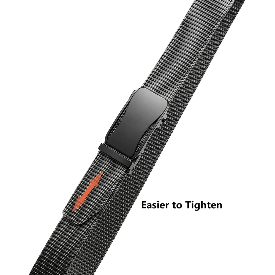 Wear-resistant Lightweight Nylon Ratchet Belt Men Tactical Stretch Hiking Hunting Pants Web Golf Belt