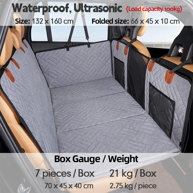 2024 Hot Selling Oxford Luxury Travel Waterproof Pet Dog Hammock Car