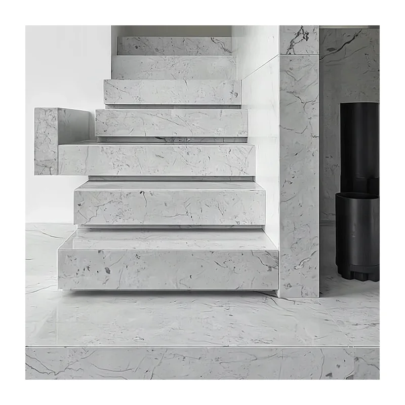 Carrara White Marble Floor Tile 300x600 White Marble Thin for Bathroom Decor Natur Stone Tile carrera Marble Tiles Polished