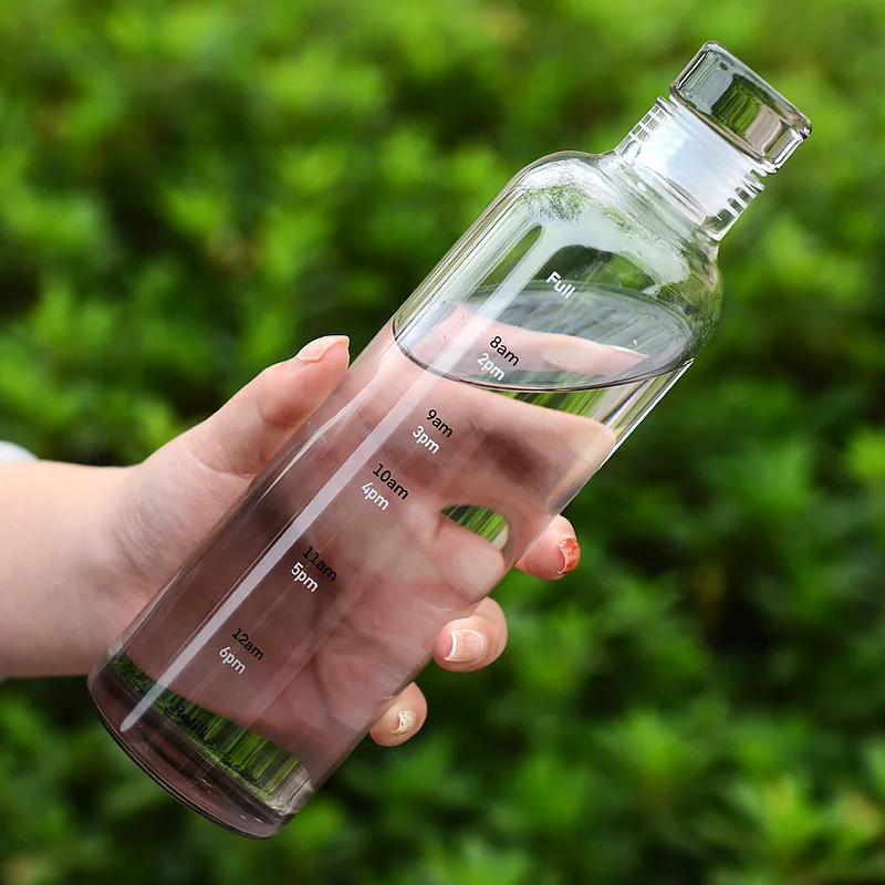 new style drink water glass bottles transparent milk glass mug