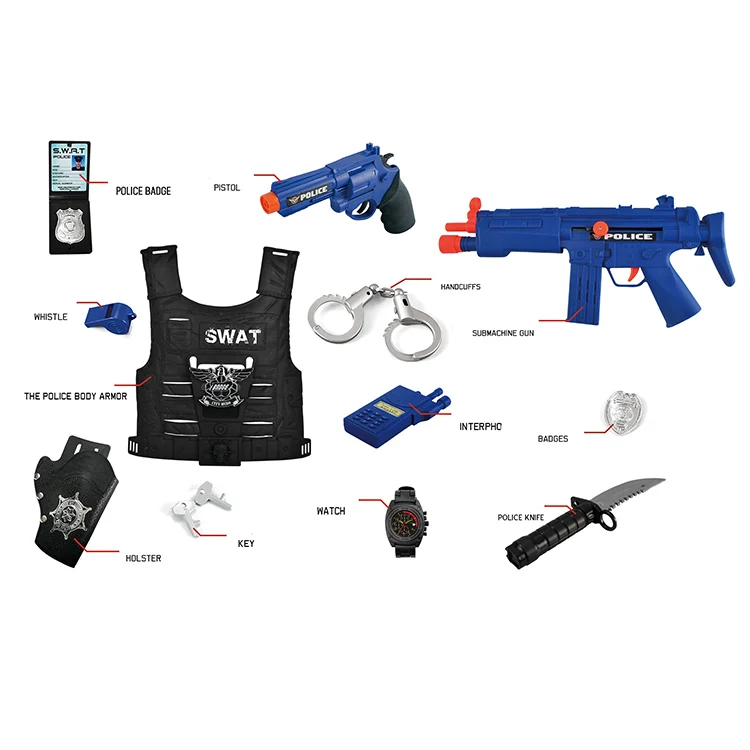 swat police toy set