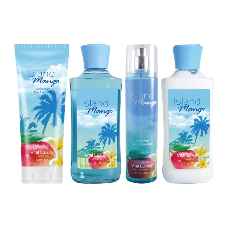 Natural Fragrance Body Care Products Private Label Bath Care Set Shower Gel Body Care Set Body