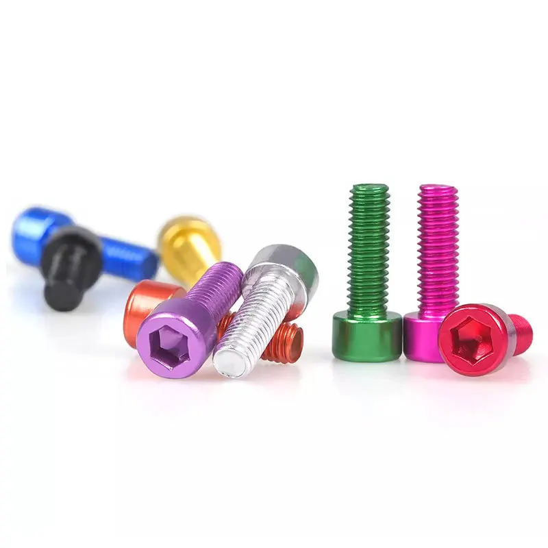 Aluminum Anodizing M2 M3 M4 M5 M6 M8 Cup Head Hexagon Socket Bolt