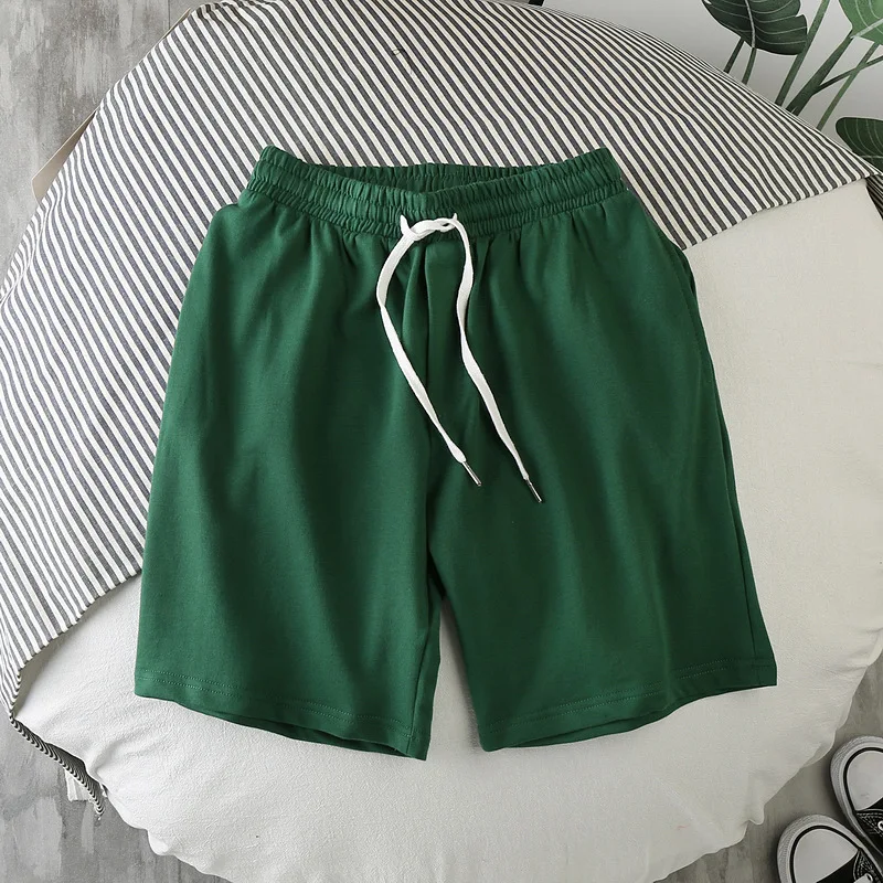 Günstige Herren-Shorts, lässig, elastische Taille, Kordelzug, Sommer-Strand-Shorts580_voghion.com