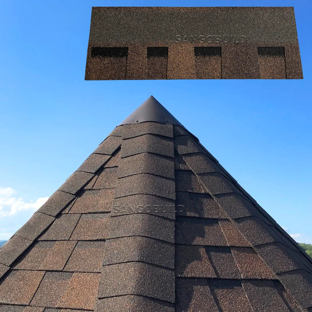 Easy Installation Asphalt Roof Tiles Customized Color Building Materials Fiberglass Asphalt Roofing Shingles for Villa House